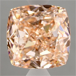 Picture of Lab Grown Diamond 3.63 Carats, CUSHION MODIFIED with  Cut, Fancy Vivid Pink Color, VVS2 Clarity and Certified by IGI