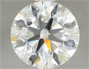 Natural Diamond 2.00 Carats, Round with Excellent Cut, H Color, SI1 Clarity and Certified by GIA