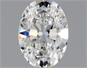Natural Diamond 0.50 Carats, Oval with  Cut, E Color, VVS1 Clarity and Certified by GIA