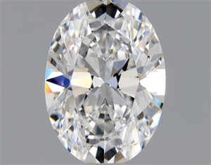 Picture of Natural Diamond 0.50 Carats, Oval with  Cut, E Color, VVS1 Clarity and Certified by GIA