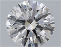Natural Diamond 2.01 Carats, Round with Excellent Cut, E Color, VS2 Clarity and Certified by GIA