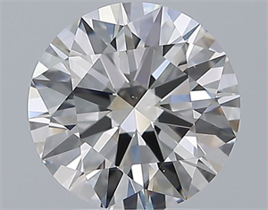 Picture of Natural Diamond 2.01 Carats, Round with Excellent Cut, E Color, VS2 Clarity and Certified by GIA