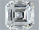 Natural Diamond 2.02 Carats, Asscher with  Cut, E Color, VVS1 Clarity and Certified by GIA