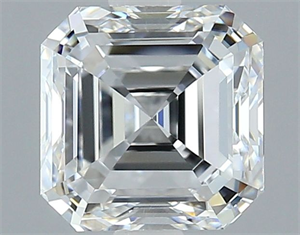 Picture of Natural Diamond 2.02 Carats, Asscher with  Cut, E Color, VVS1 Clarity and Certified by GIA