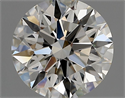 Diamante Natural 1.56 quilates, Redondo , Color I, claridad VVS1 y certificado GIA