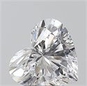 Natural Diamond 2.04 Carats, Heart with  Cut, D Color, VS2 Clarity and Certified by GIA