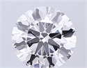 Lab Grown Diamond 7.02 Carats, Round with Excellent Cut, E Color, VS1 Clarity and Certified by IGI