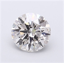Lab Grown Diamond 1.52 Carats, Round with Excellent Cut, G Color, VS2 Clarity and Certified by IGI