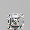 Natural Diamond 1.01 Carats, Asscher with  Cut, H Color, VS1 Clarity and Certified by GIA