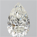 Natural Diamond 3.01 Carats, Pear with  Cut, I Color, VVS1 Clarity and Certified by GIA