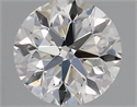 Diamante Natural 0.70 quilates, Redondo , Color I, claridad VS2 y certificado GIA