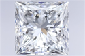 Natural Diamond 0.70 Carats, Princess with  Cut, E Color, VS1 Clarity and Certified by GIA