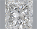 Natural Diamond 1.01 Carats, Princess with  Cut, G Color, VS2 Clarity and Certified by GIA