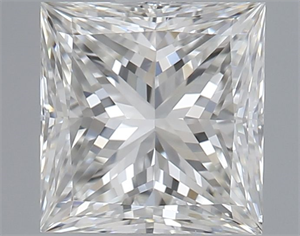 Picture of Natural Diamond 1.01 Carats, Princess with  Cut, G Color, VS2 Clarity and Certified by GIA