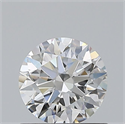 Natural Diamond 0.74 Carats, Round with Excellent Cut, G Color, VVS2 Clarity and Certified by GIA