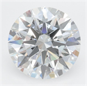 Lab Grown Diamond 2.52 Carats, Round with Excellent Cut, D Color, VVS1 Clarity and Certified by GIA