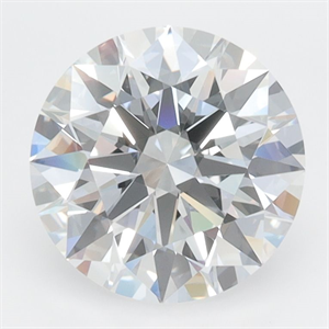 Picture of Lab Grown Diamond 2.52 Carats, Round with Excellent Cut, D Color, VVS1 Clarity and Certified by GIA