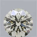 Natural Diamond 0.45 Carats, Round with Excellent Cut, L Color, SI1 Clarity and Certified by IGI