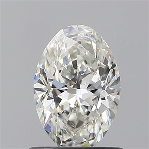 Foto Diamante Natural 0.70 quilates, Ovalado , Color G, claridad SI1 y certificado GIA de