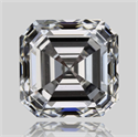 Natural Diamond 0.90 Carats, Asscher with  Cut, G Color, VVS2 Clarity and Certified by GIA