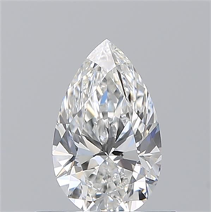 Picture of Natural Diamond 0.50 Carats, Pear with  Cut, F Color, VS1 Clarity and Certified by GIA