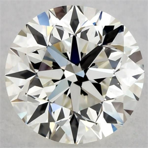 Picture of Natural Diamond 0.70 Carats, Round with Very Good Cut, K Color, VVS1 Clarity and Certified by GIA