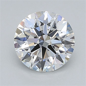 Picture of Lab Grown Diamond 1.53 Carats, Round with Ideal Cut, E Color, VVS2 Clarity and Certified by IGI