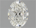 Natural Diamond 1.31 Carats, Oval with  Cut, H Color, VS1 Clarity and Certified by GIA