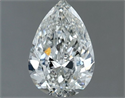 Natural Diamond 0.70 Carats, Pear with  Cut, H Color, SI2 Clarity and Certified by GIA