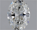 Natural Diamond 1.20 Carats, Oval with  Cut, F Color, VVS1 Clarity and Certified by GIA