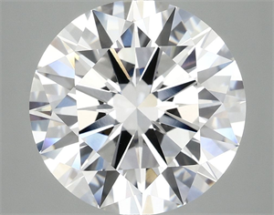 Picture of Lab Grown Diamond 6.00 Carats, Round with Ideal Cut, E Color, VVS2 Clarity and Certified by IGI