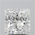 Natural Diamond 3.01 Carats, Princess with  Cut, E Color, VS2 Clarity and Certified by GIA