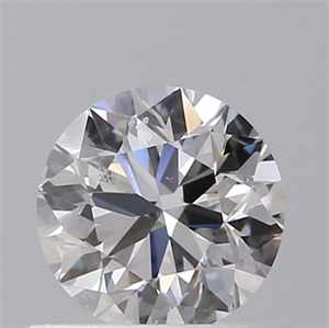 Foto Diamante Natural 0.50 quilates, Redondo , Color E, claridad SI2 y certificado GIA de