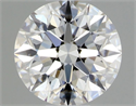 Diamante Natural 0.45 quilates, Redondo , Color D, claridad SI1 y certificado GIA