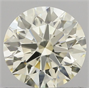 Diamante Natural 0.75 quilates, Redondo , Color K, claridad VVS2 y certificado IGI