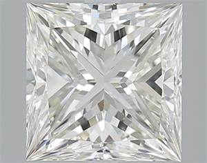 Picture of Natural Diamond 3.01 Carats, Princess with  Cut, I Color, VS1 Clarity and Certified by IGI