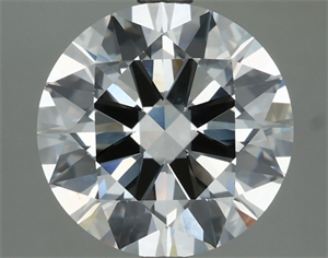 Picture of Natural Diamond 3.71 Carats, Round with Excellent Cut, J Color, VS2 Clarity and Certified by IGI