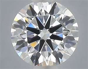 Picture of Lab Grown Diamond 1.03 Carats, Round with Ideal Cut, E Color, VVS1 Clarity and Certified by IGI