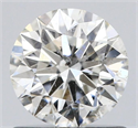 Natural Diamond 0.72 Carats, Round with Excellent Cut, I Color, SI2 Clarity and Certified by GIA