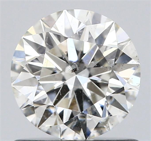 Picture of Natural Diamond 0.72 Carats, Round with Excellent Cut, I Color, SI2 Clarity and Certified by GIA