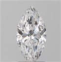 Natural Diamond 1.72 Carats, Marquise with  Cut, D Color, SI1 Clarity and Certified by GIA