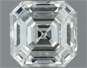 Natural Diamond 1.00 Carats, Asscher with  Cut, J Color, VS1 Clarity and Certified by IGI
