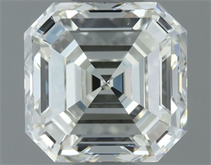 Picture of Natural Diamond 1.00 Carats, Asscher with  Cut, J Color, VS1 Clarity and Certified by IGI