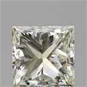 Natural Diamond 1.50 Carats, Princess with  Cut, L Color, VS1 Clarity and Certified by IGI
