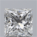 Diamante Natural 1.20 quilates, Princesa , Color F, claridad VS2 y certificado GIA