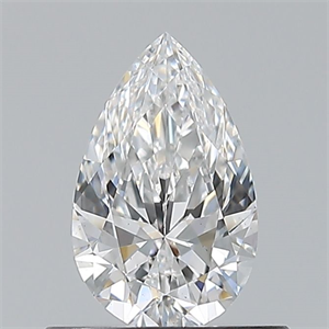 Picture of Natural Diamond 0.51 Carats, Pear with  Cut, E Color, VS2 Clarity and Certified by GIA