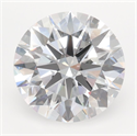Lab Grown Diamond 3.32 Carats, Round with Ideal Cut, D Color, IF Clarity and Certified by IGI