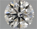 Natural Diamond 0.56 Carats, Round with Excellent Cut, L Color, VS2 Clarity and Certified by GIA