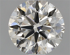 Picture of Natural Diamond 0.56 Carats, Round with Excellent Cut, L Color, VS2 Clarity and Certified by GIA