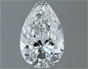 Diamante Natural 0.50 quilates, De pera , Color E, claridad SI1 y certificado GIA